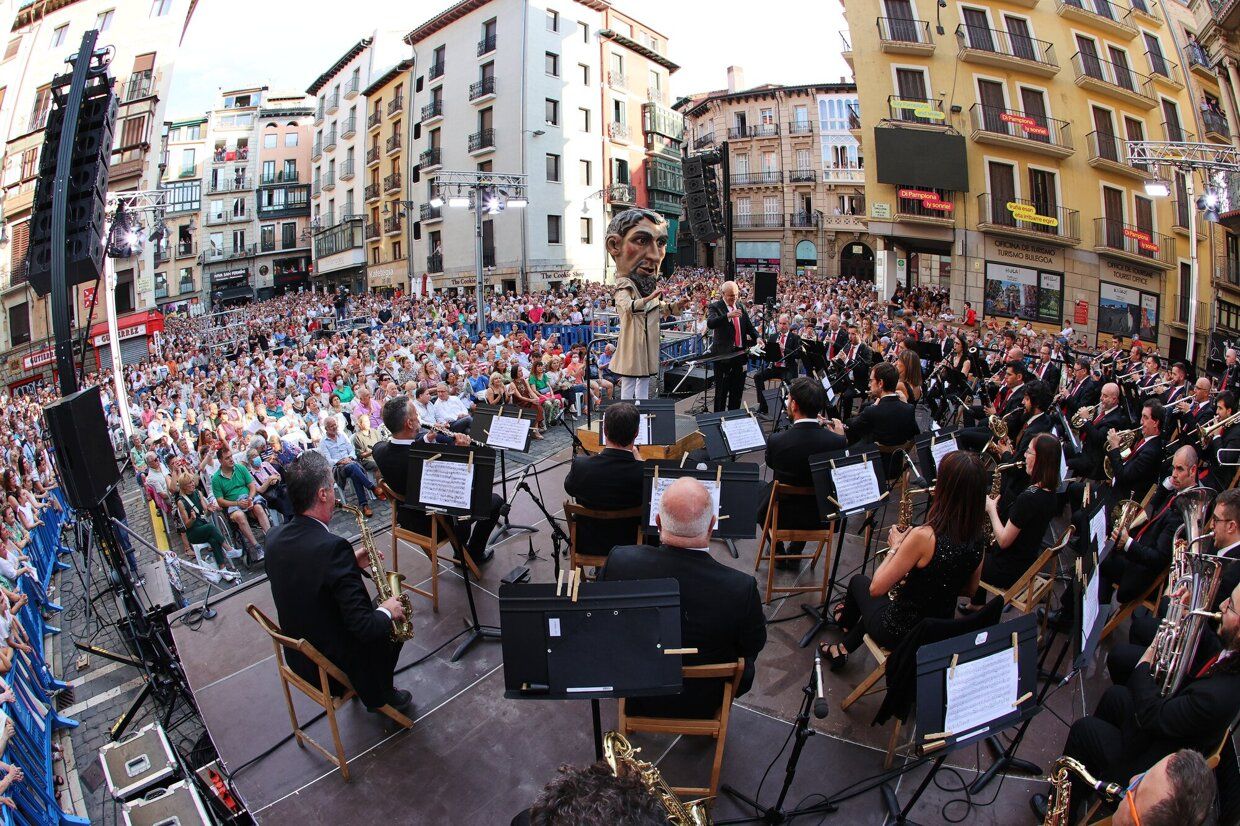 Concierto presanferminero de la Banda la Pamplonesa