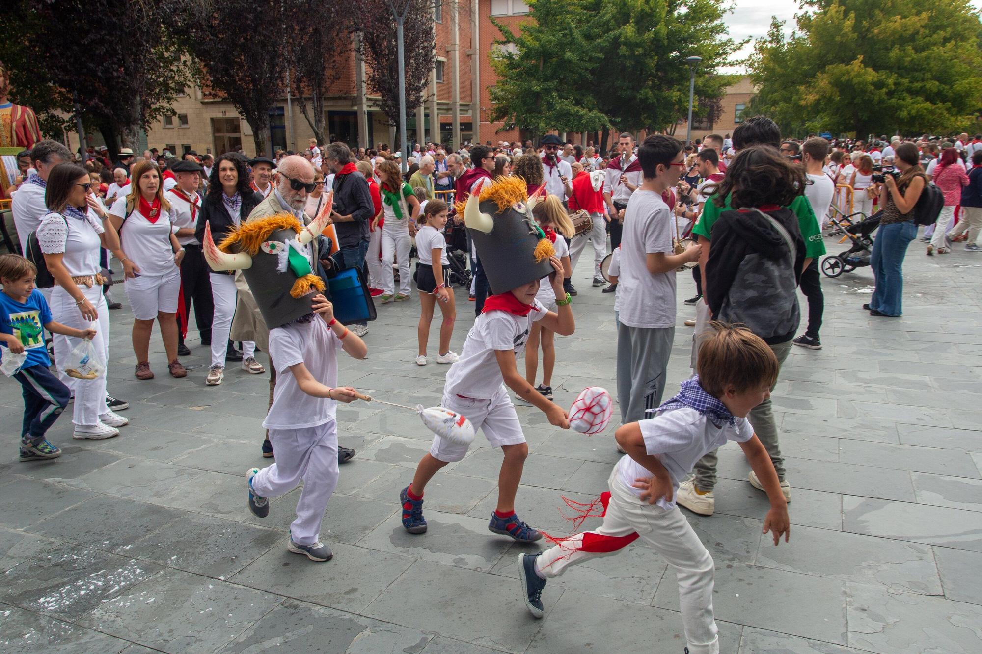 Fotos del cohete de fiestas de Zizur 2025