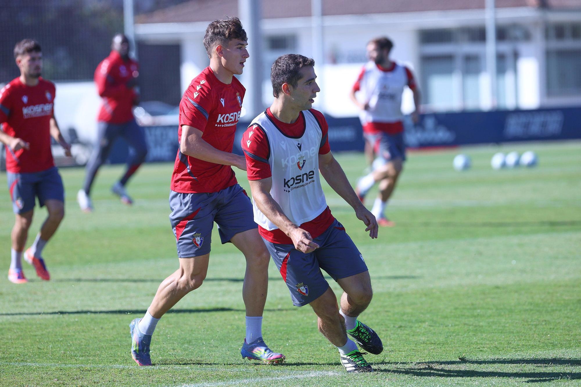 Fotos del entrenamiento de Osasuna (miércoles 8 de octubre de 2025)