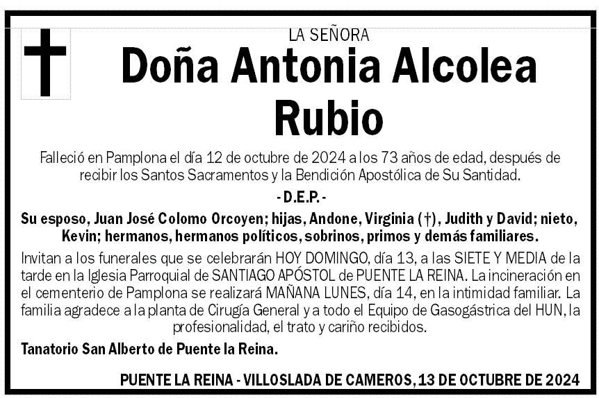 Antonia Alcolea Rubio