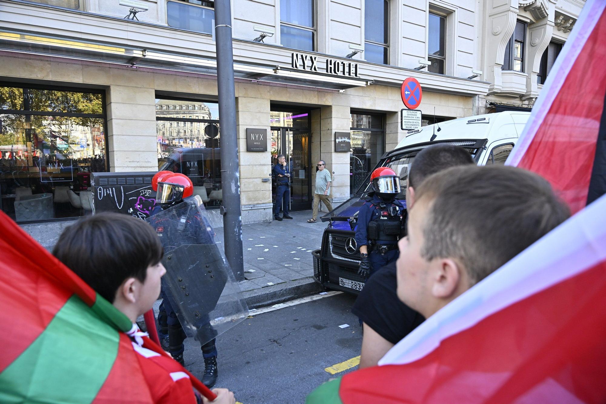 Miles de personas se manifiestan en Bilbao en apoyo al pueblo palestino
