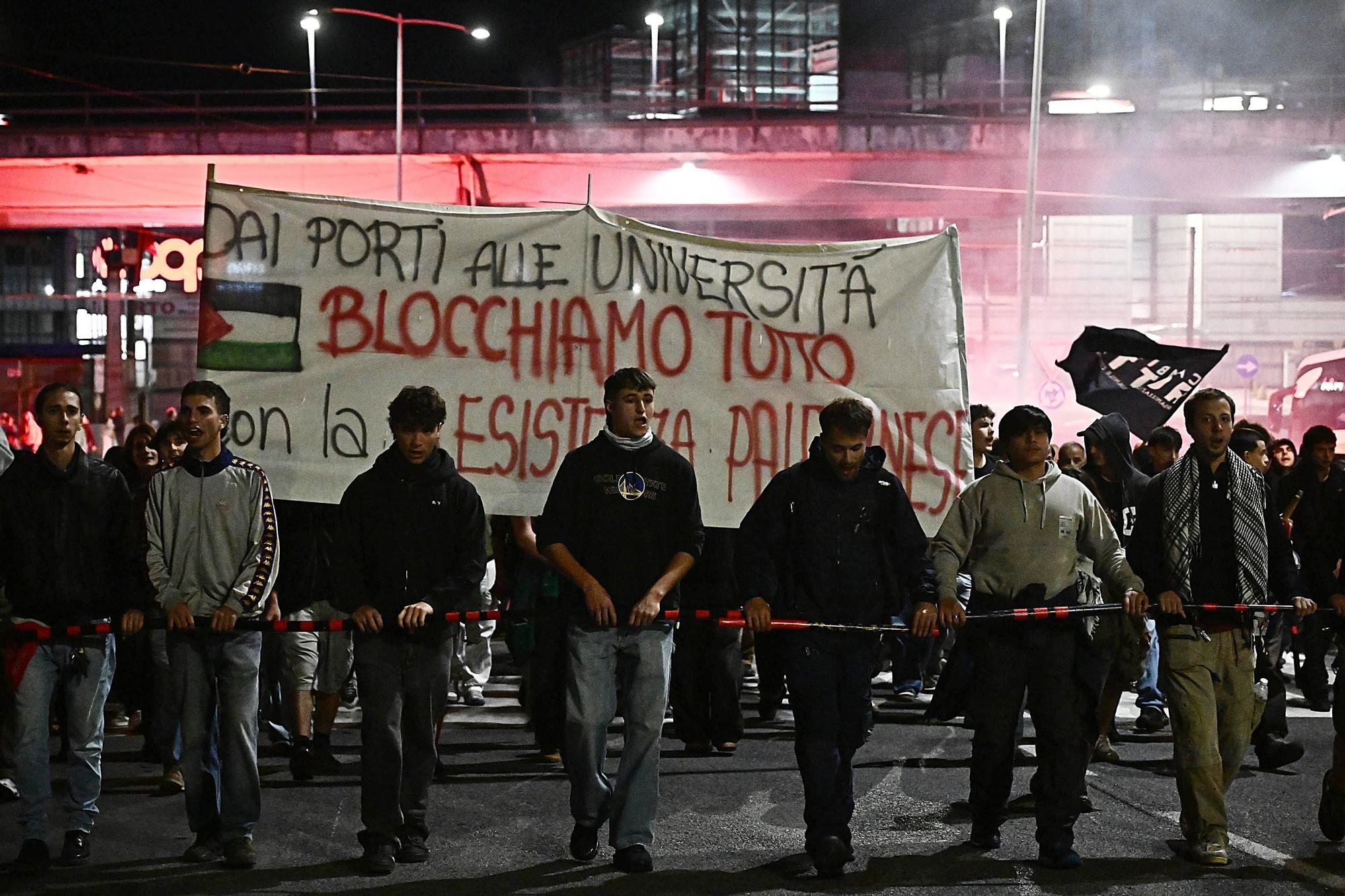 Protestas y disturbios tras la interceptación de la Flotilla Global Sumud