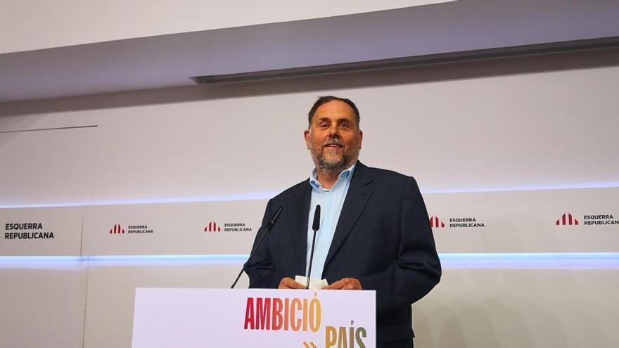 Junqueras insiste en que no habrá Presupuestos &quot;si no se resuelve el modelo de financiación&quot;