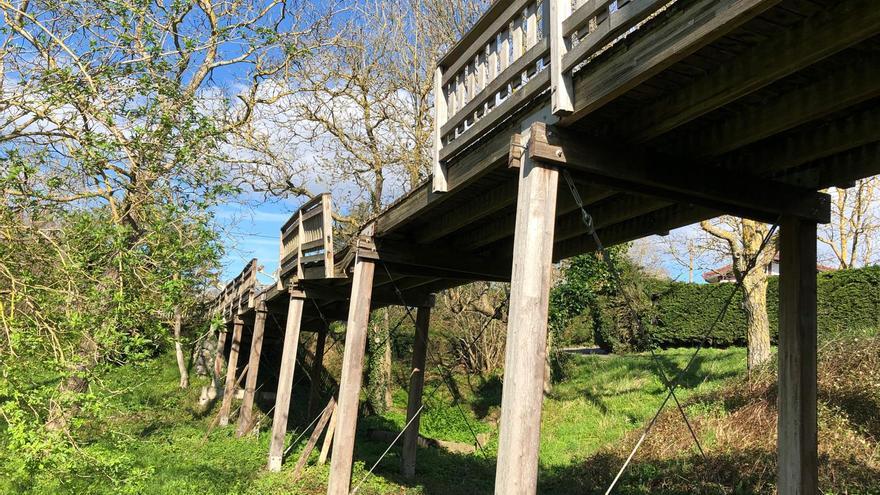 Aretxabaleta: arrancan las obras del nuevo puente del bidegorri de Aozaratza