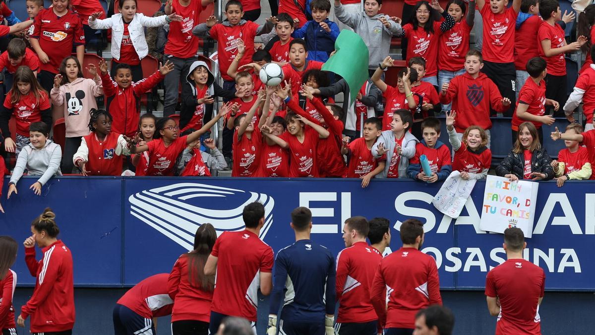 La afición de Osasuna también tiene cantera