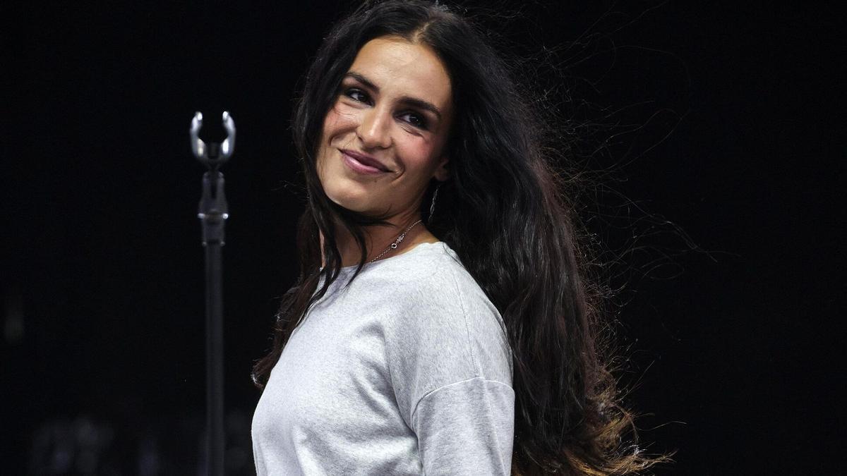 Natalia Lacunza, en una reciente actuación en Pamplona.