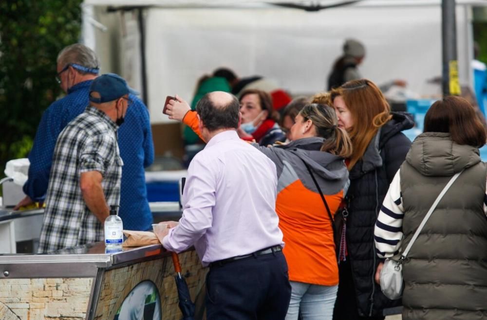 Ambiente en las campas de Armentia.