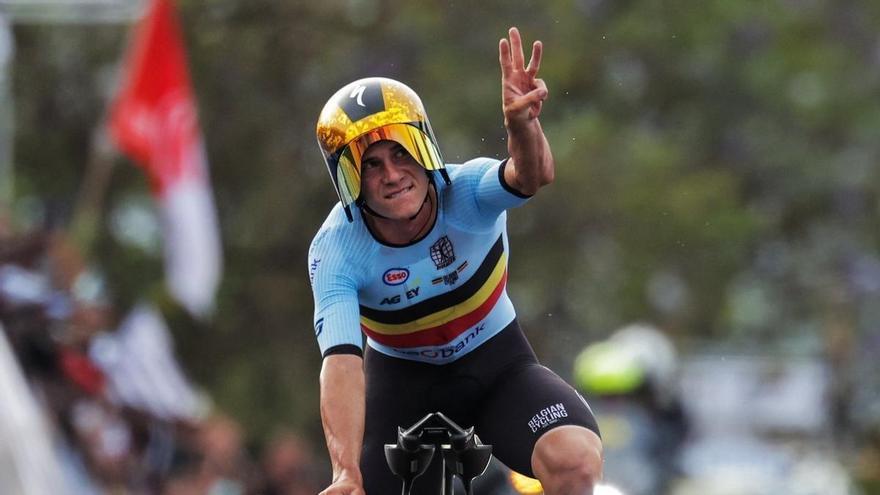 Evenepoel es el dios del tiempo