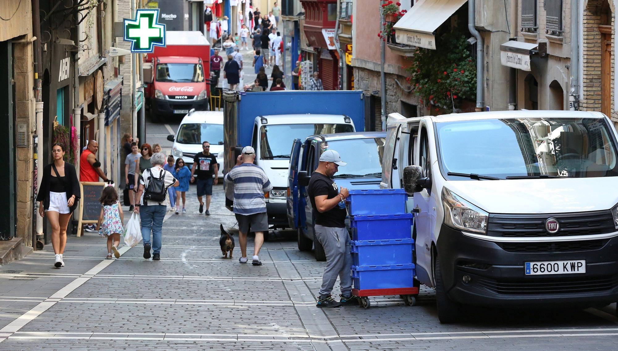 Los preparativos para San Fermín 2024