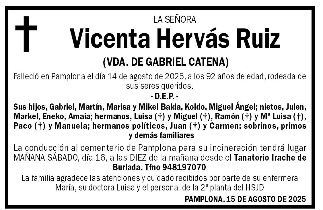 Vicenta Hervás Ruiz