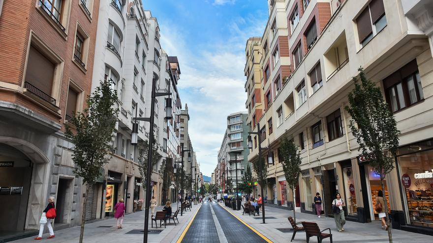 Avanza la transformación de la calle Rodríguez Arias de Bilbao con cinco meses de obras