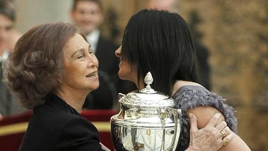 Pasaban recoge el premio Reina Sofía