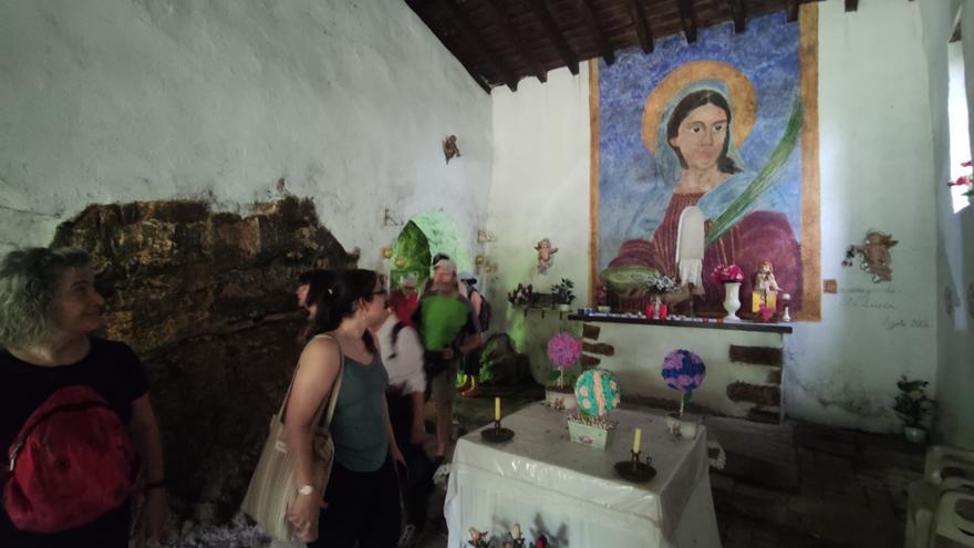 Sopuerta festeja Santa Lucía y descubre su patrimonio ligado a la minería