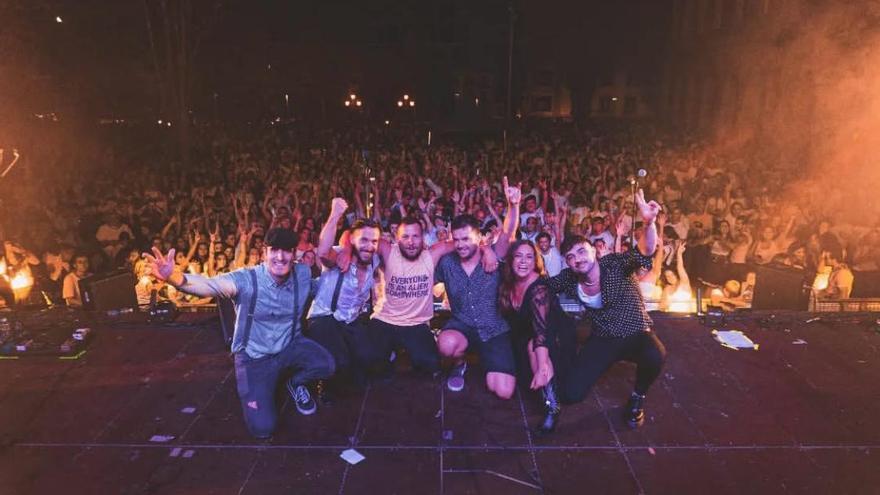 Concierto de Dientes de Luna en Gernika-Lumo en 2022.