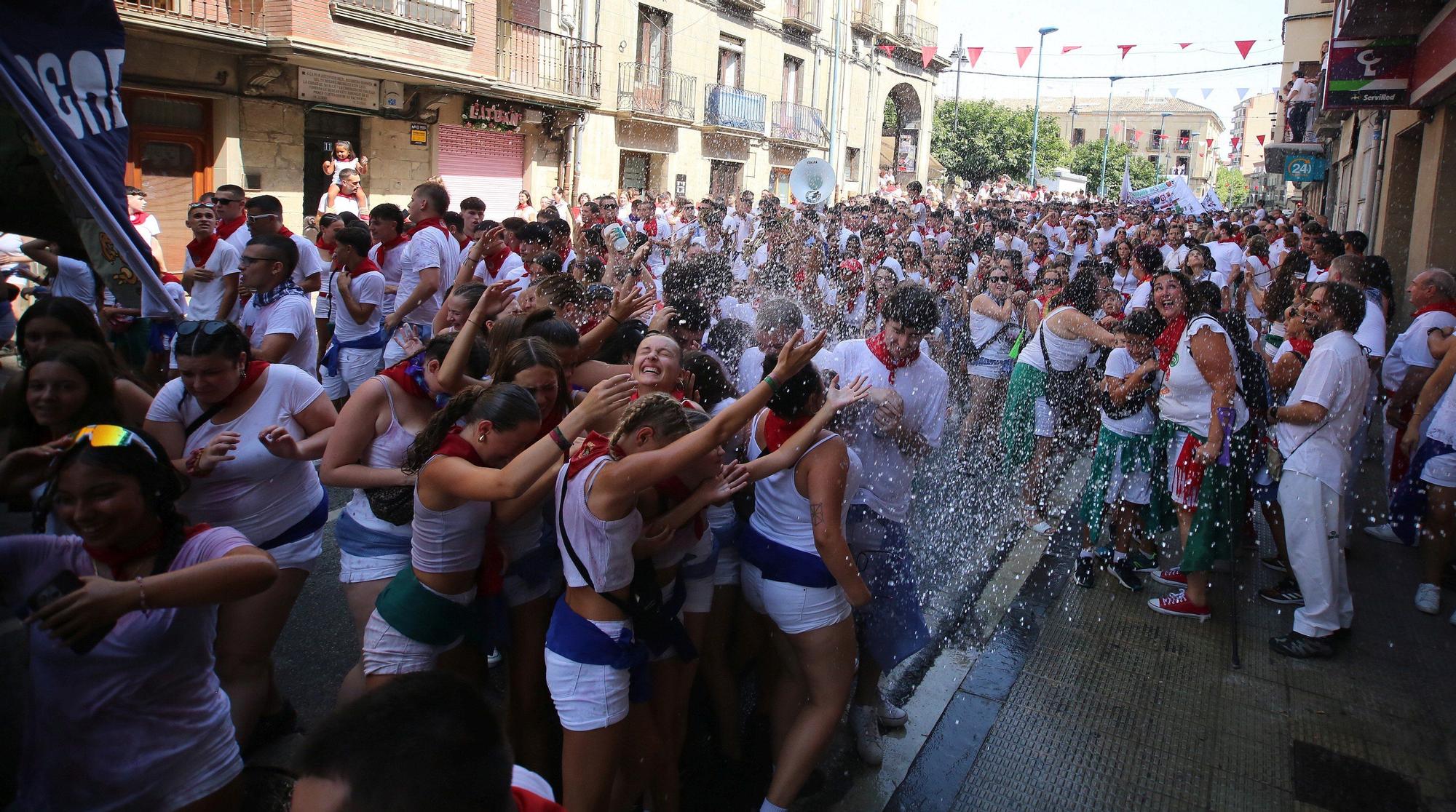Fotos del chupinazo de Tafalla