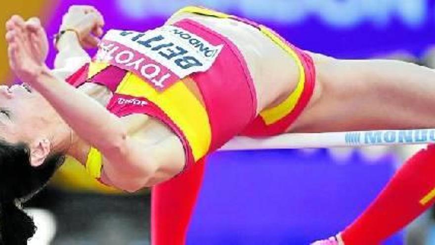 Ruth Beitia, a su sexta final