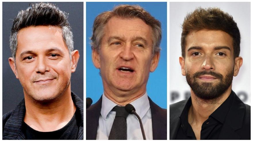 Alejandro Sanz y Pablo Alborán responden a Feijóo y su "los andaluces no saben contar"