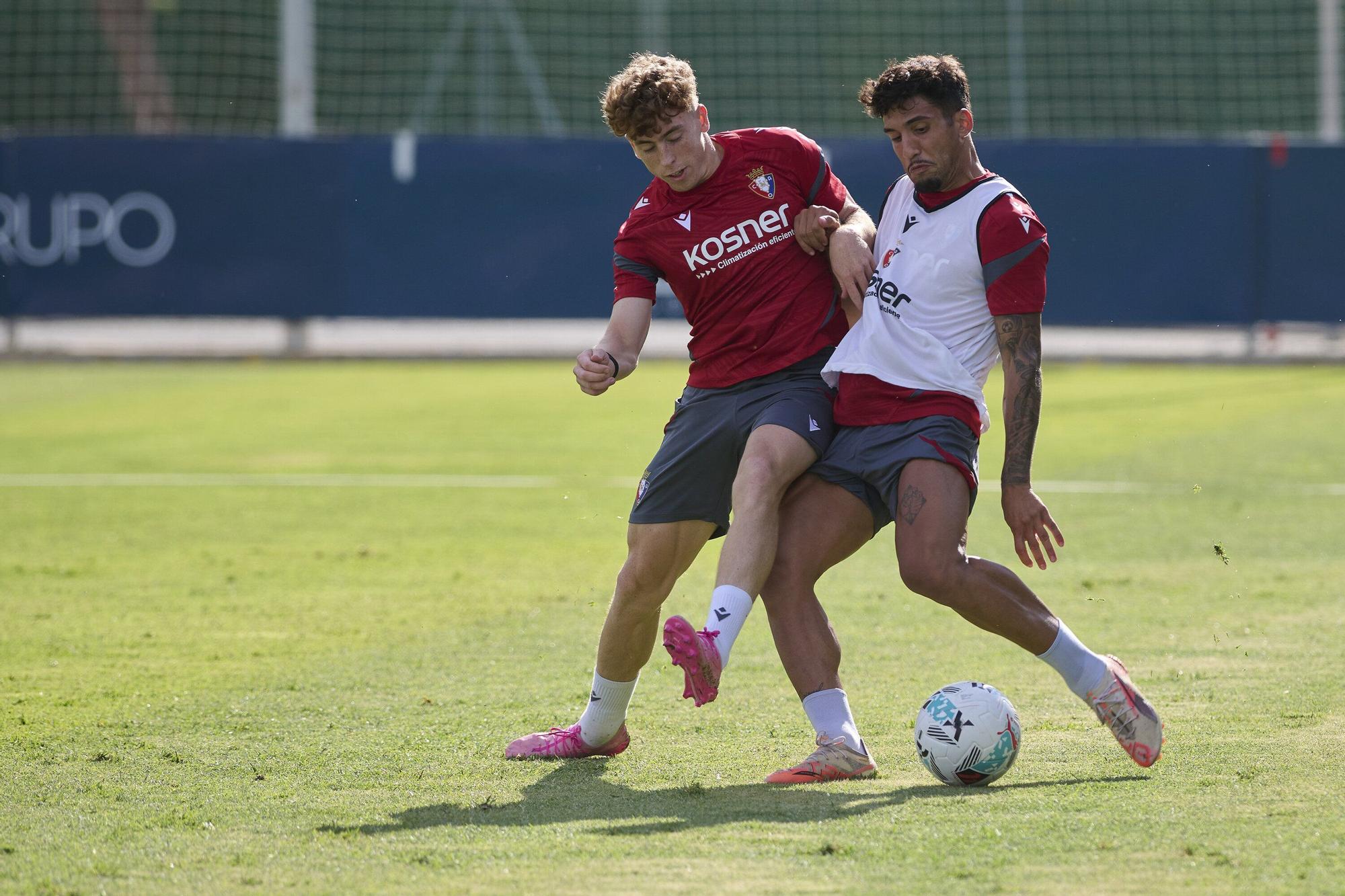 Fotos del entrenamiento de tarde de Osasuna (23/07/2025)