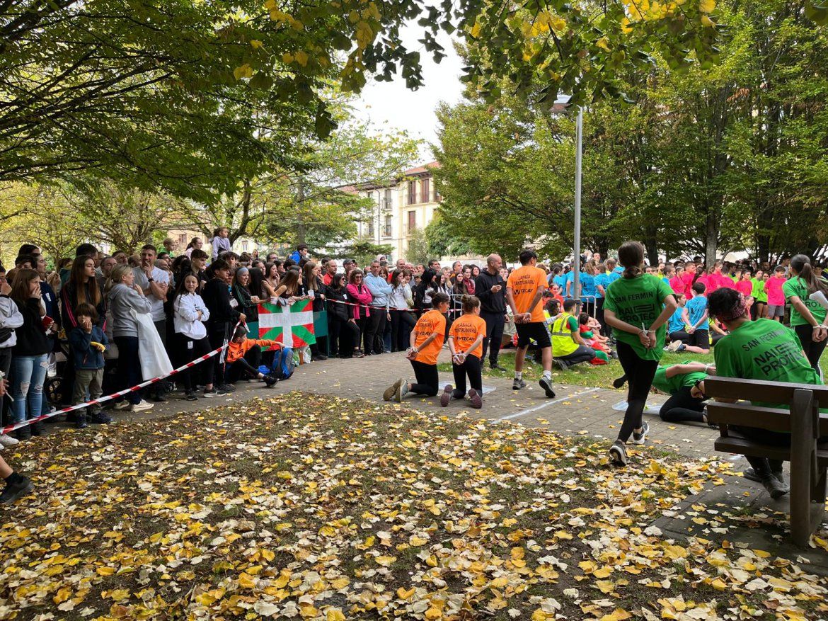 Fotos: Nafarroa Oinez 2025 en la ikastola Paz de Ziganda de Villava - Atarrabia