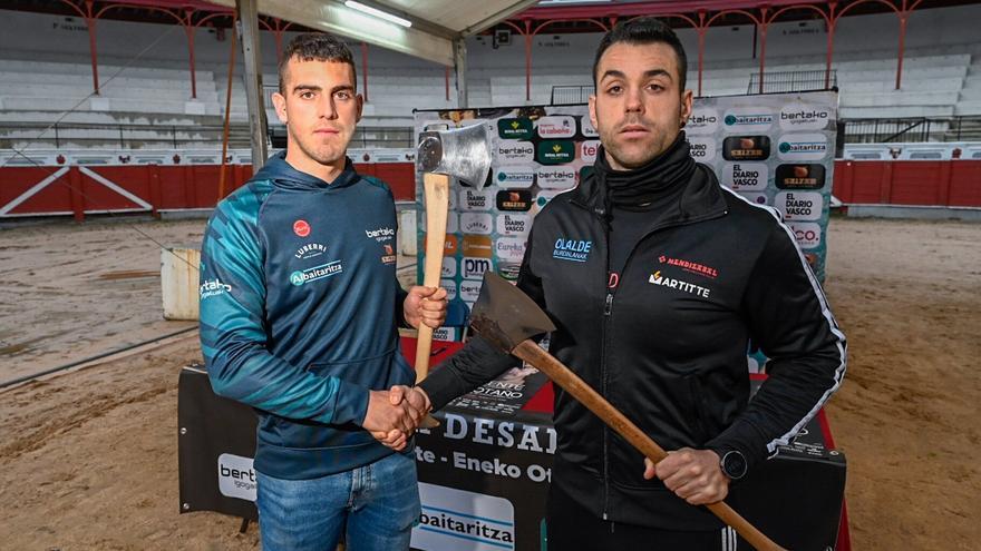 Eneko Otaño e Iker Vicente se enfrentan hoy en Tolosa