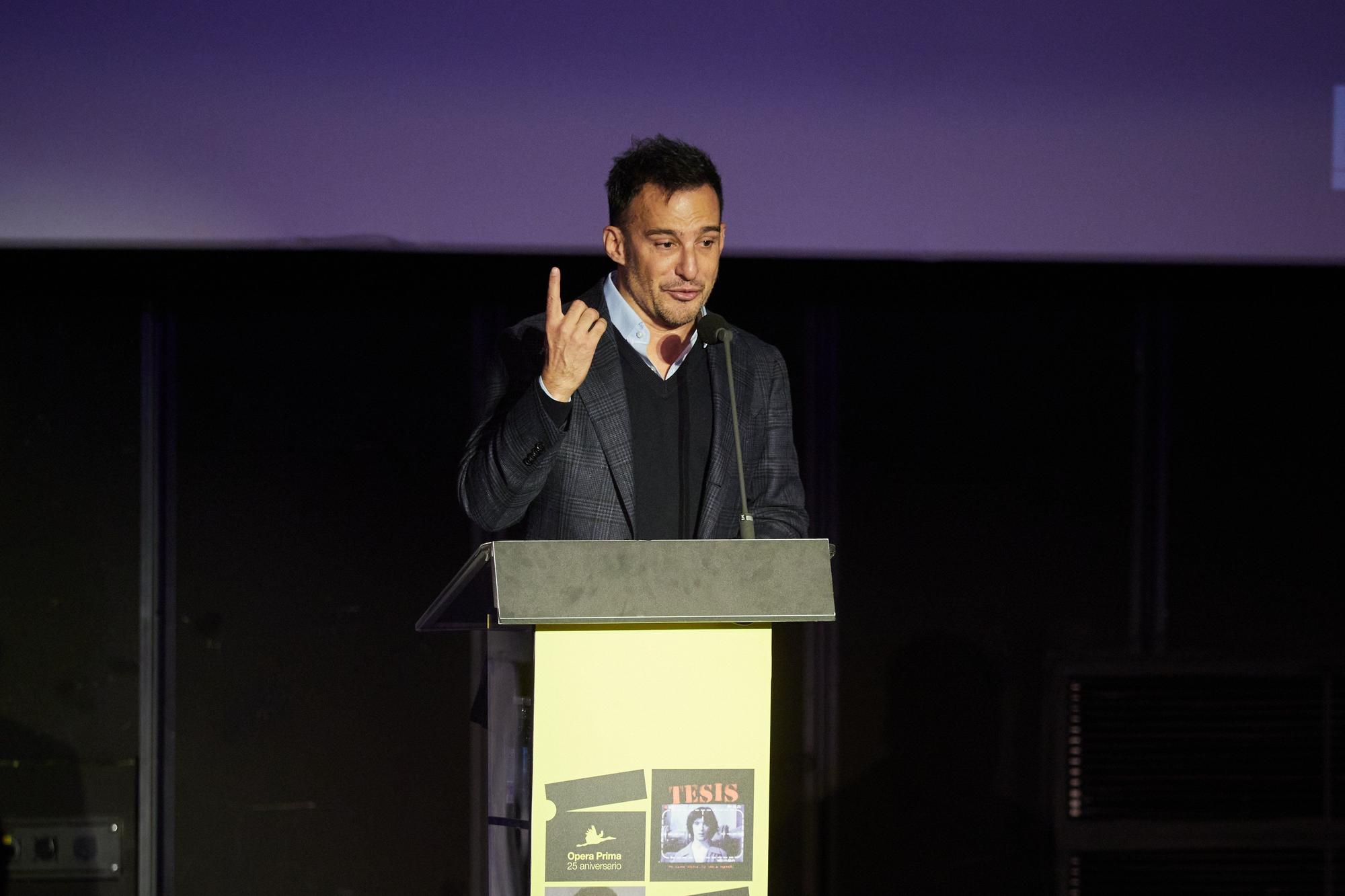 Fotos del homenaje a Alejandro Amenábar en Tudela en el ciclo de cine 'Nuestros Clásicos'