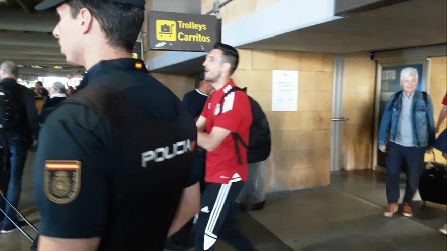 Llegada de Osasuna a Sevilla