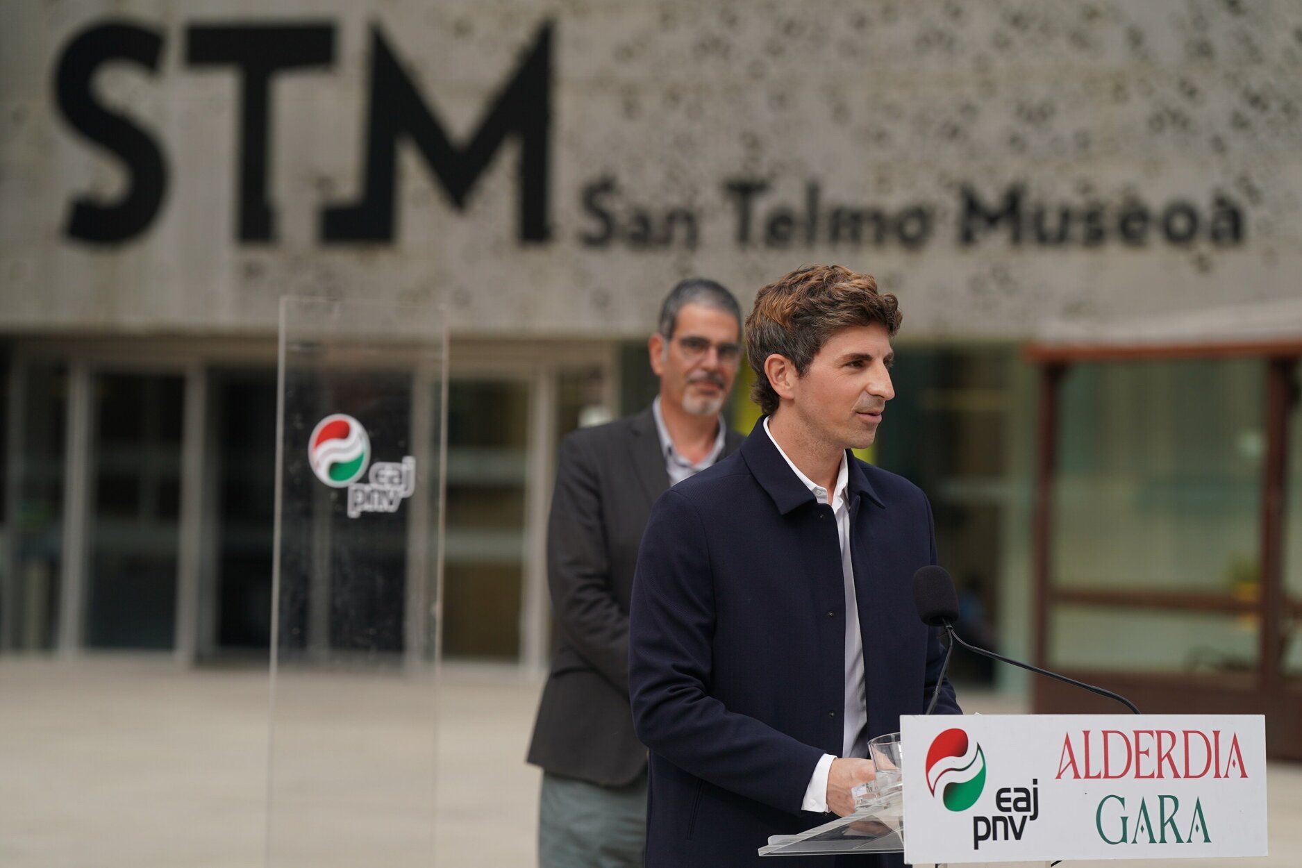 Jon Insausti habla tras ser designado el candidato del PNV para sustituir a Goia como alcalde