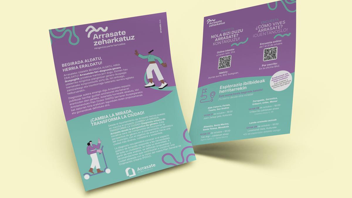 Folleto informativo sobre el proces participativo.