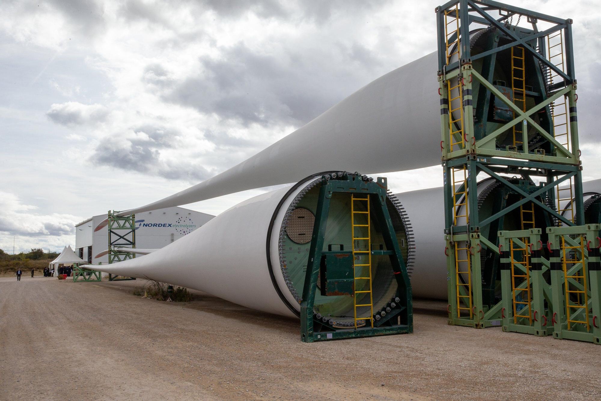 Acto de presentación del Electrolyzer NX2500, el nuevo electrolizador de la empresa Nordex en Lumbier