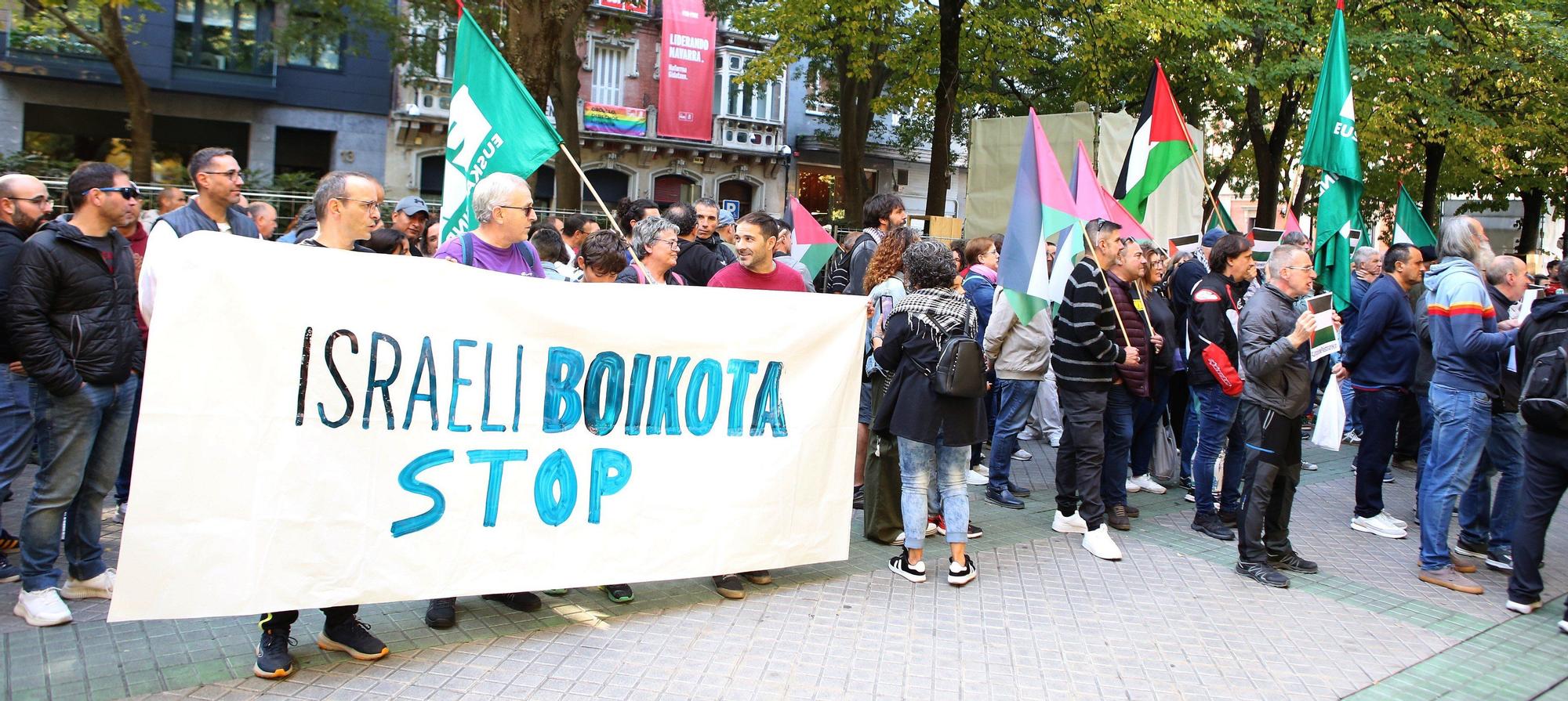 Huelga y paros en solidaridad con Palestina durante este miércoles en Navarra