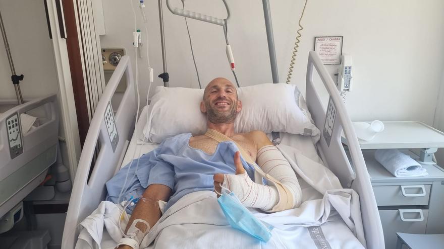 Gerardo Fortuño, corneado por un Cebada Gago en San Fermín: "Me he encontrado cara a cara con el toro"