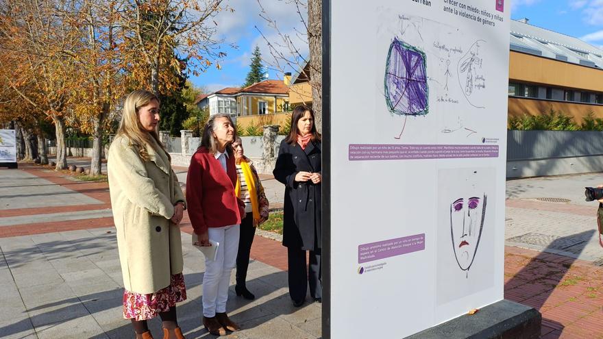 La exposición &#039;Crecer con miedo&#039; muestra el sufrimiento de niños y niñas víctimas de violencia machista