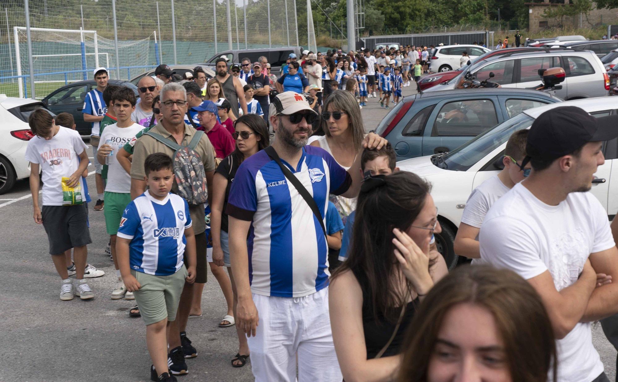 En imágenes: Una afición entregada al Alavés