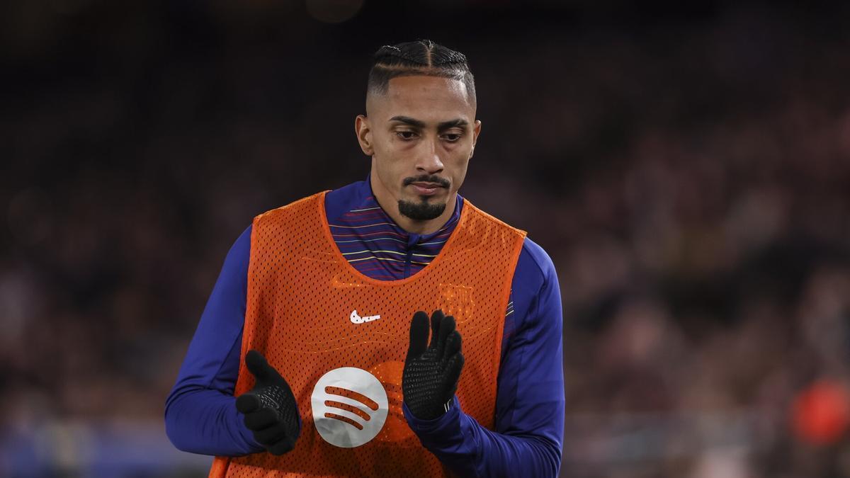 Raphinha reapareció este pasado sábado ante el Athletic