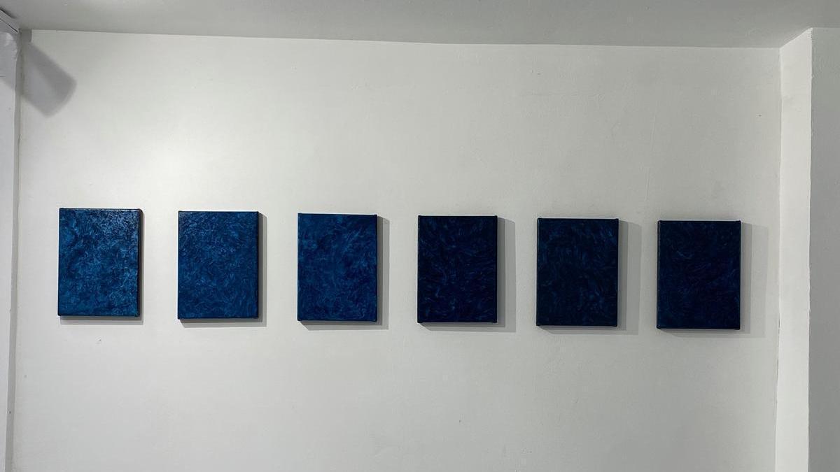 Detalle de la exposición en La Inversa.