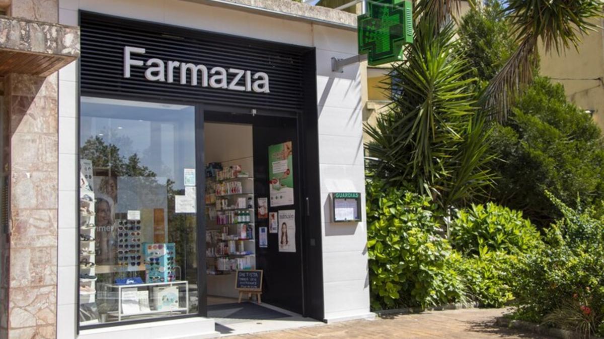 Imagen del exterior de una farmacia
