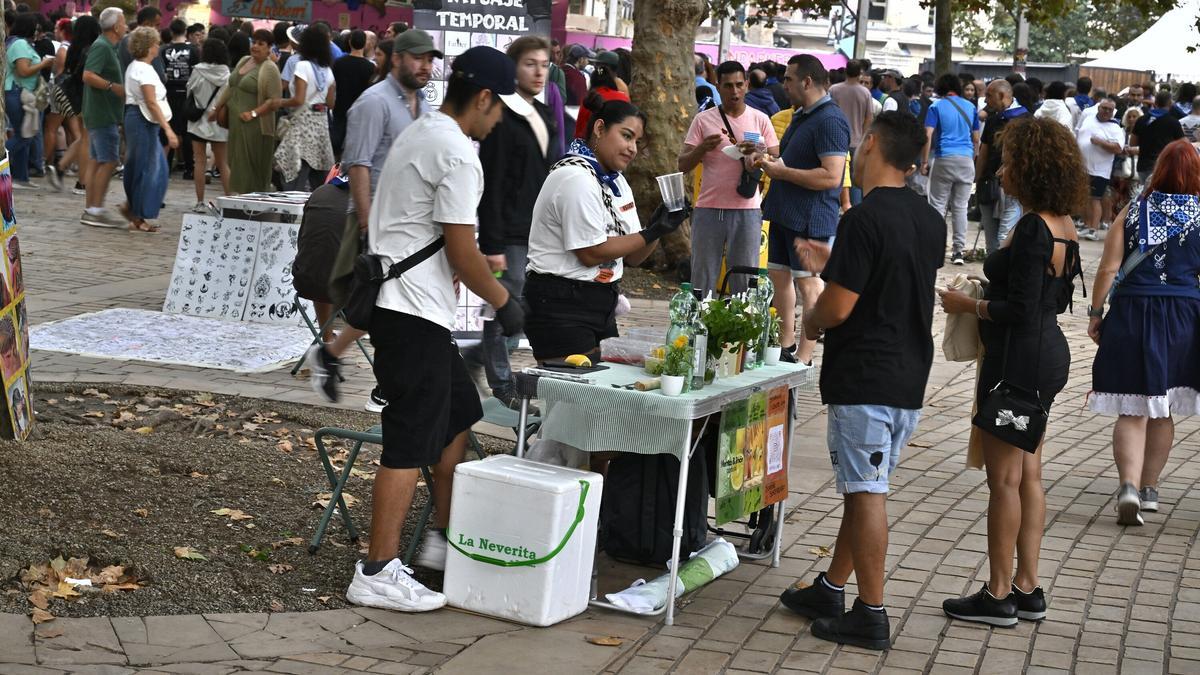 En imágenes: puestos de comida ilegal en Aste Nagusia