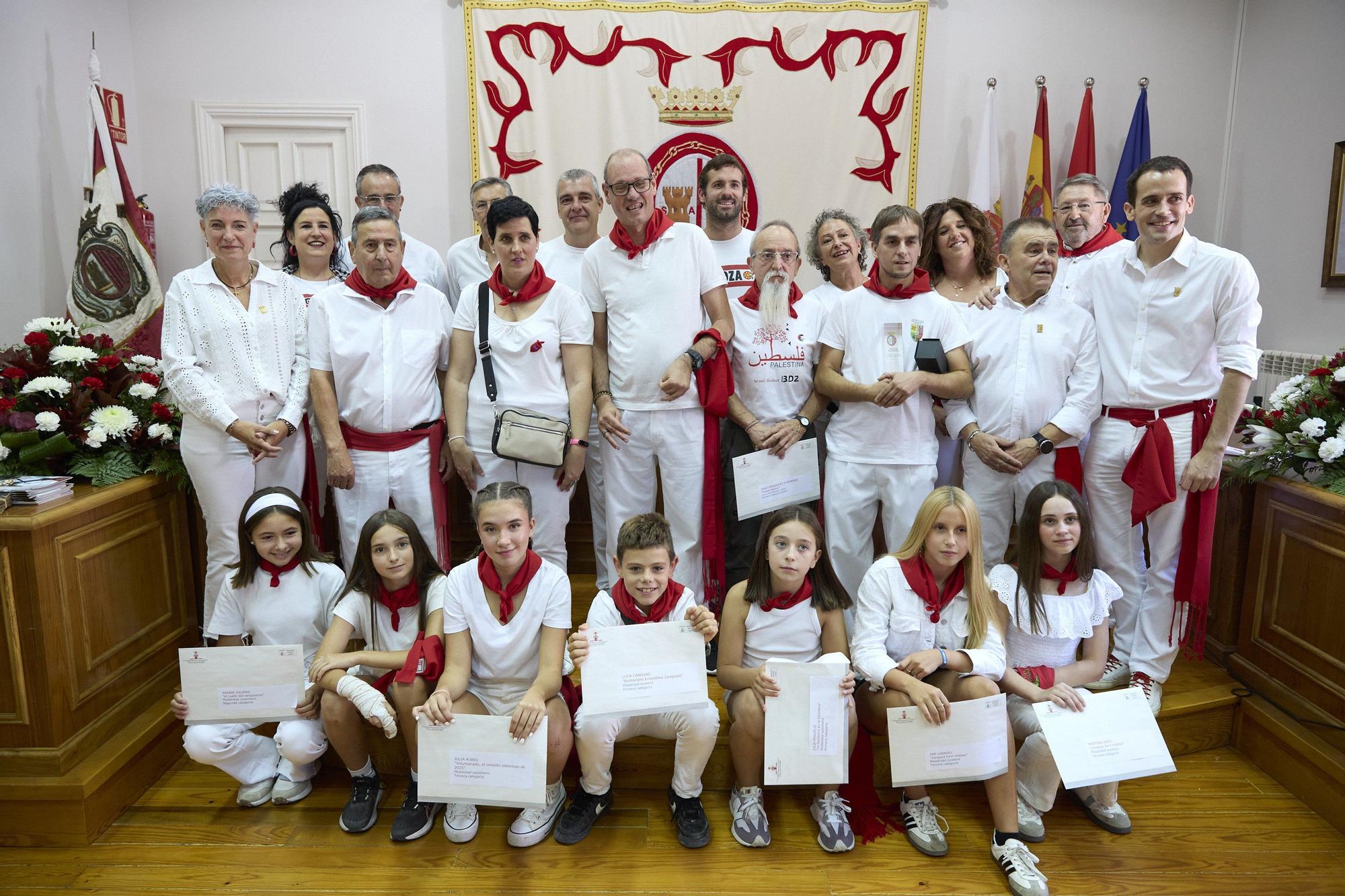 Fotos del cohete de fiestas de Sangüesa 2025