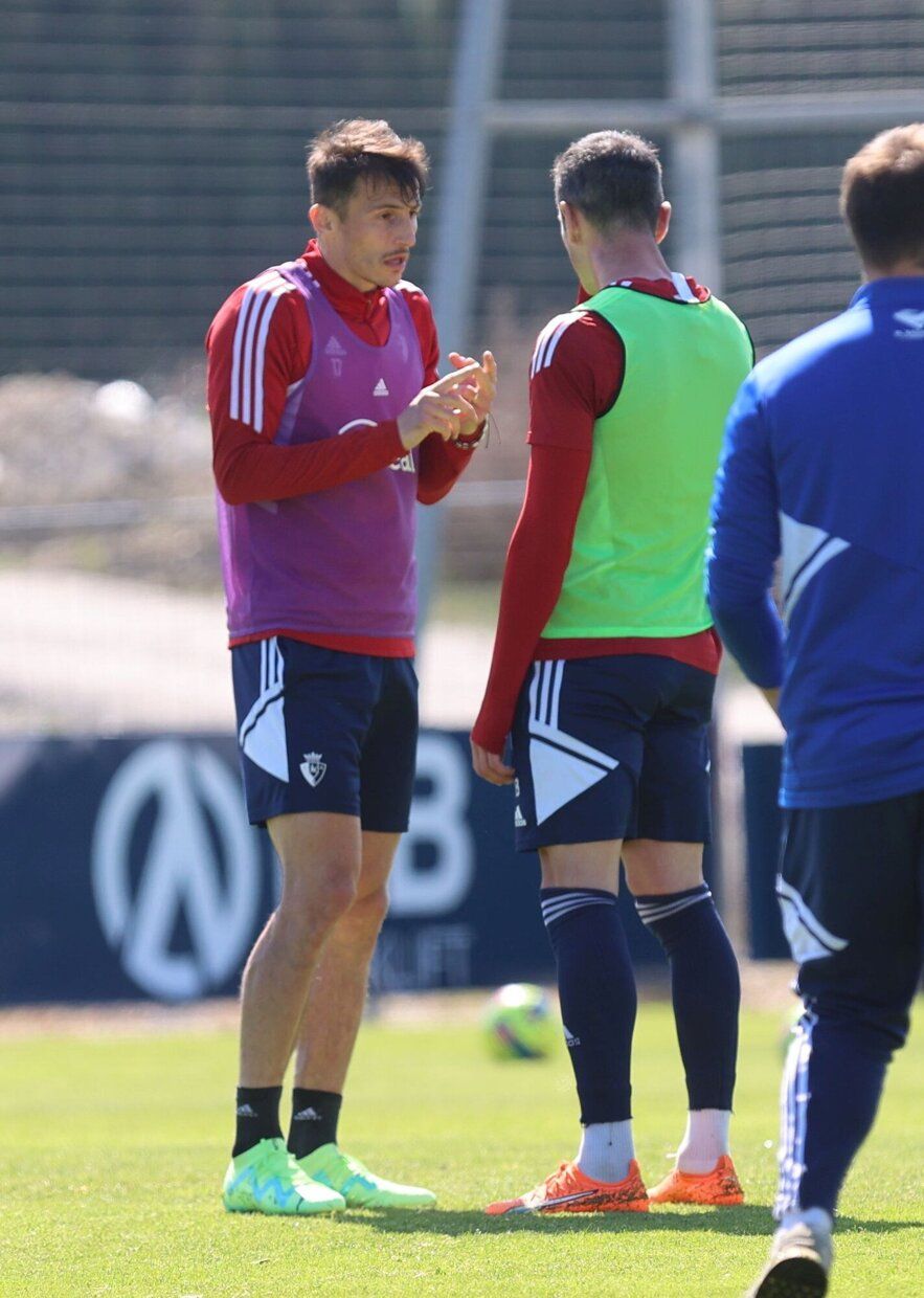Entrenamiento de Osasuna del 18 de abril