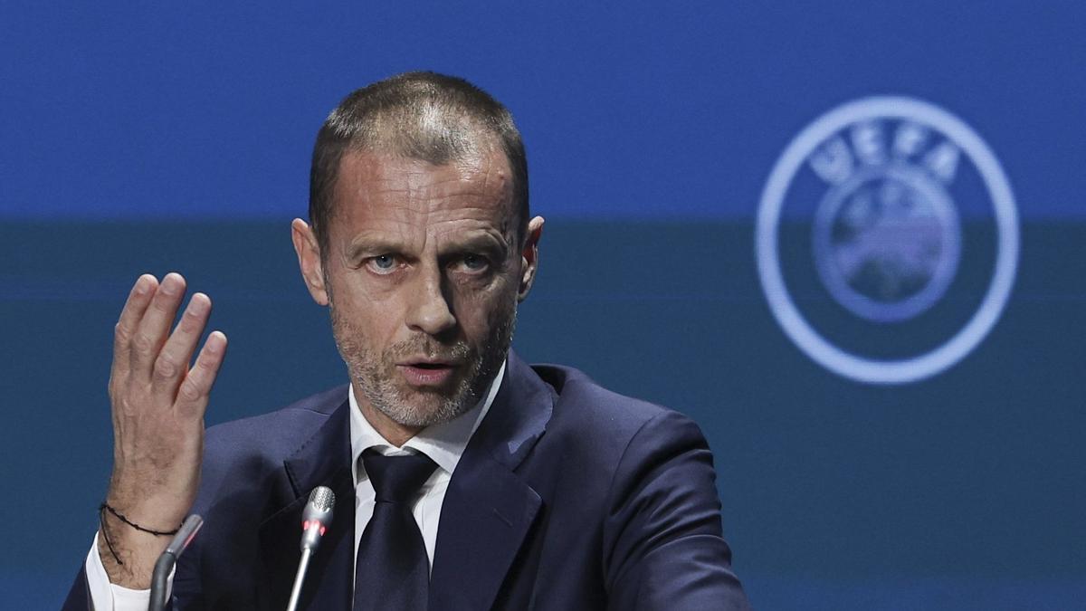 Aleksander Ceferin, presidente de la UEFA.