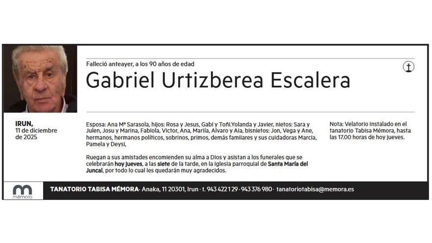 GABRIEL URTIZBEREA ESCALERA