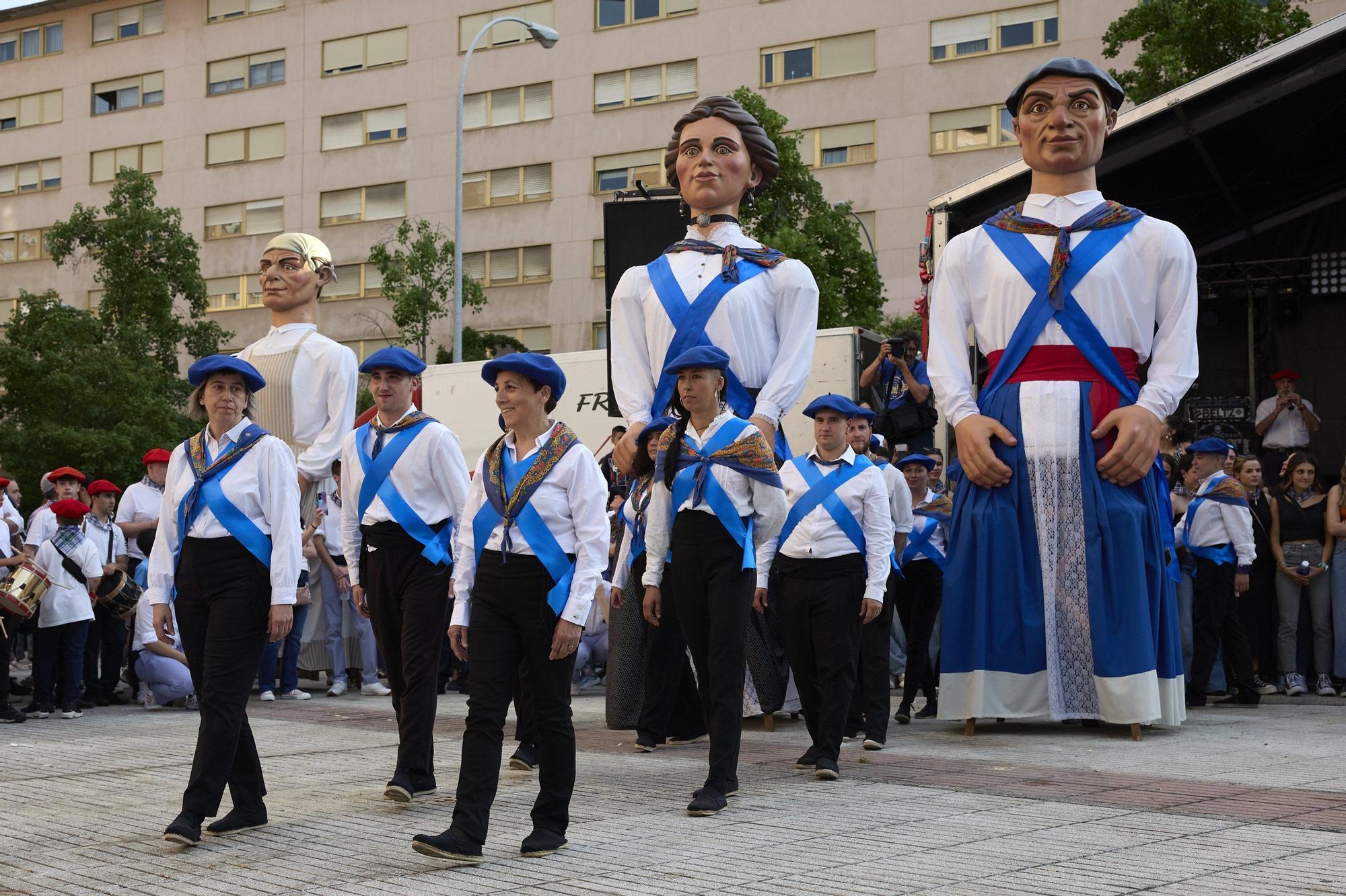 Fotos del chupinazo de la Rochapea