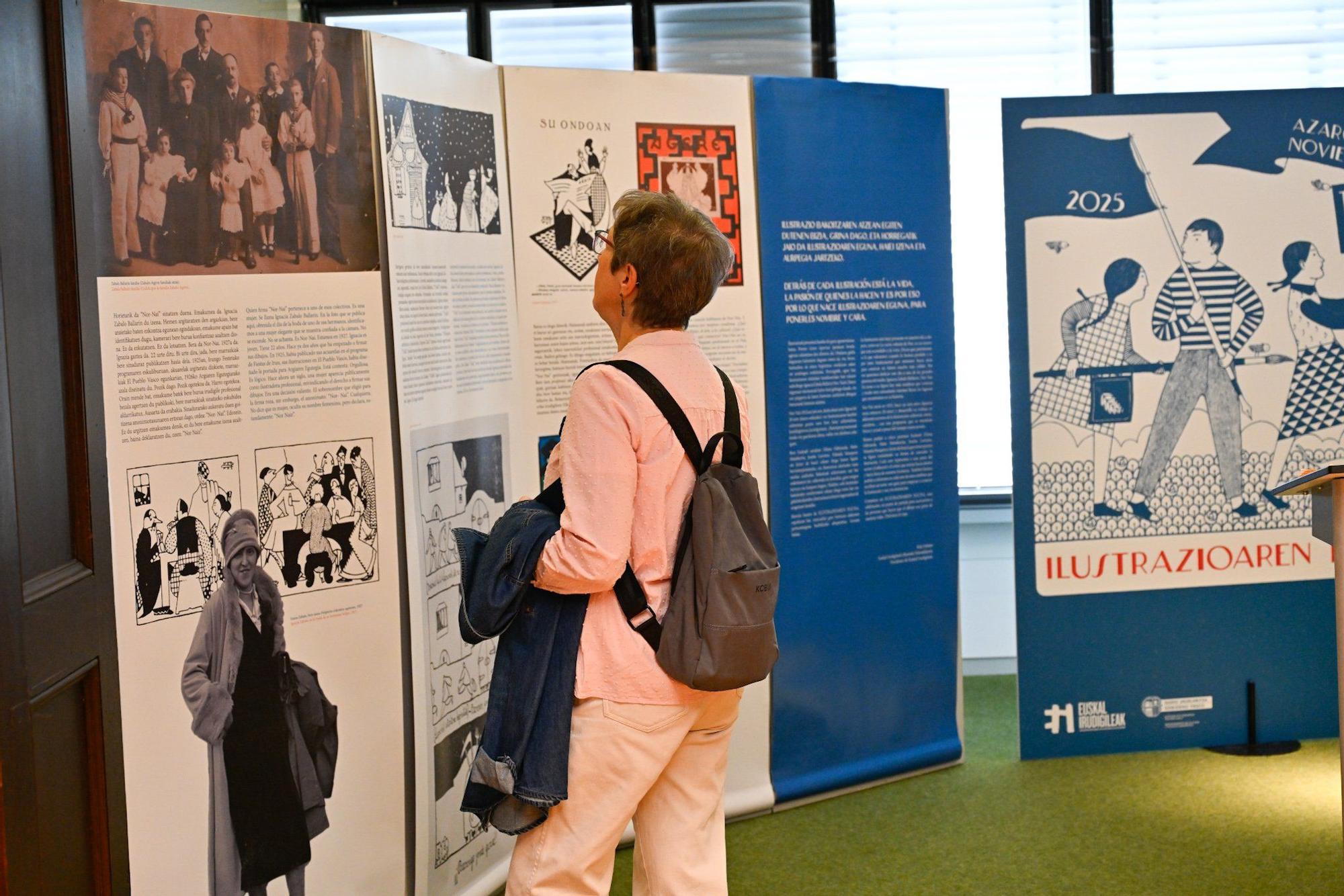 En imágenes: Exposición y actividades con motivo de "Ilustrazioaren eguna"