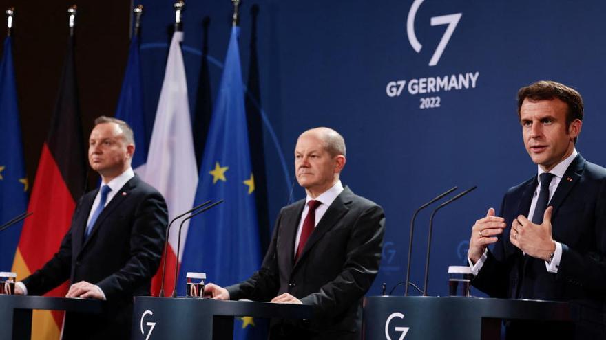 Alemania, Francia y Polonia apelan a la &quot;unidad&quot; para &quot;preservar la paz&quot; europea