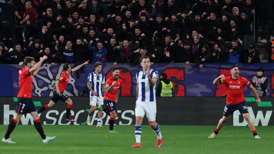 LaLiga denuncia insultos registrados en El Sadar en el Osasuna-Real Sociedad