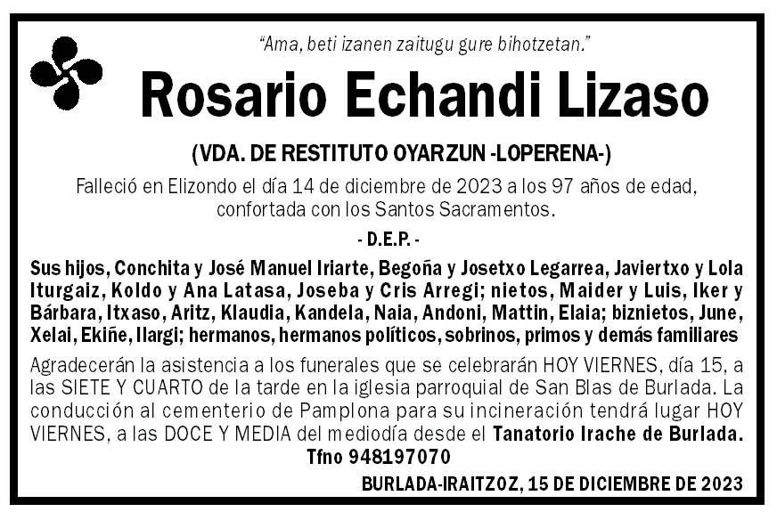 Rosario Echandi Lizaso