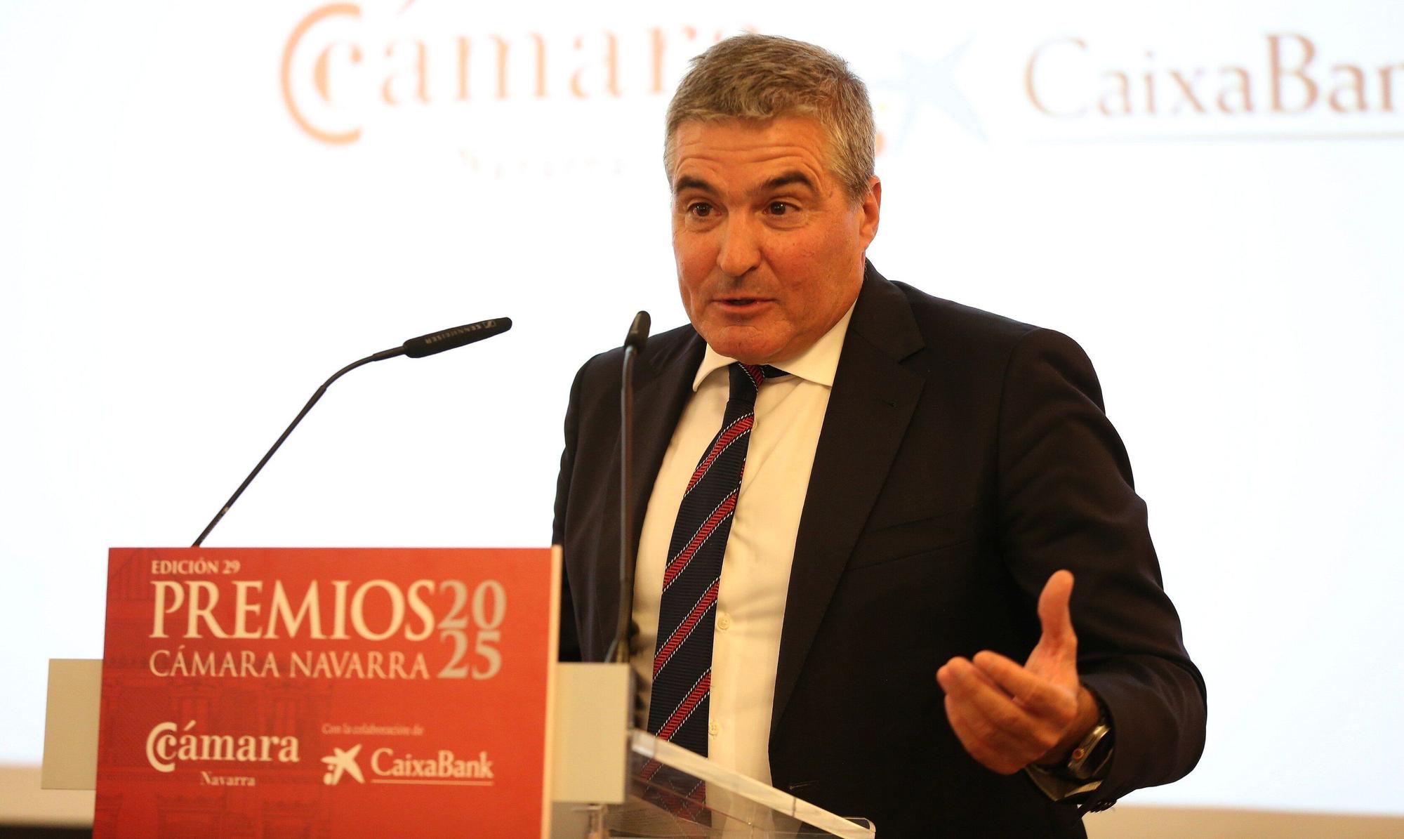 Fotos de la entrega de los Premios Cámara Navarra 2025