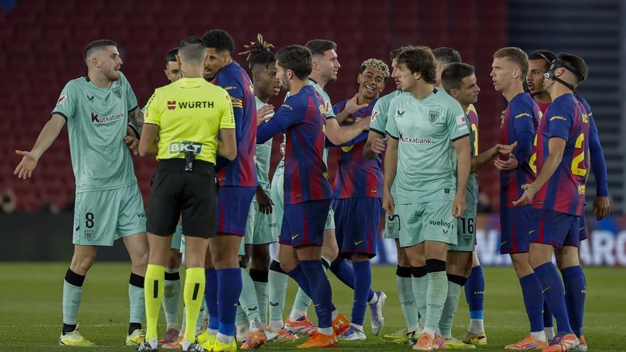 Publican el audio de la expulsión de Sancet: “No me jodas, es una patada normal”