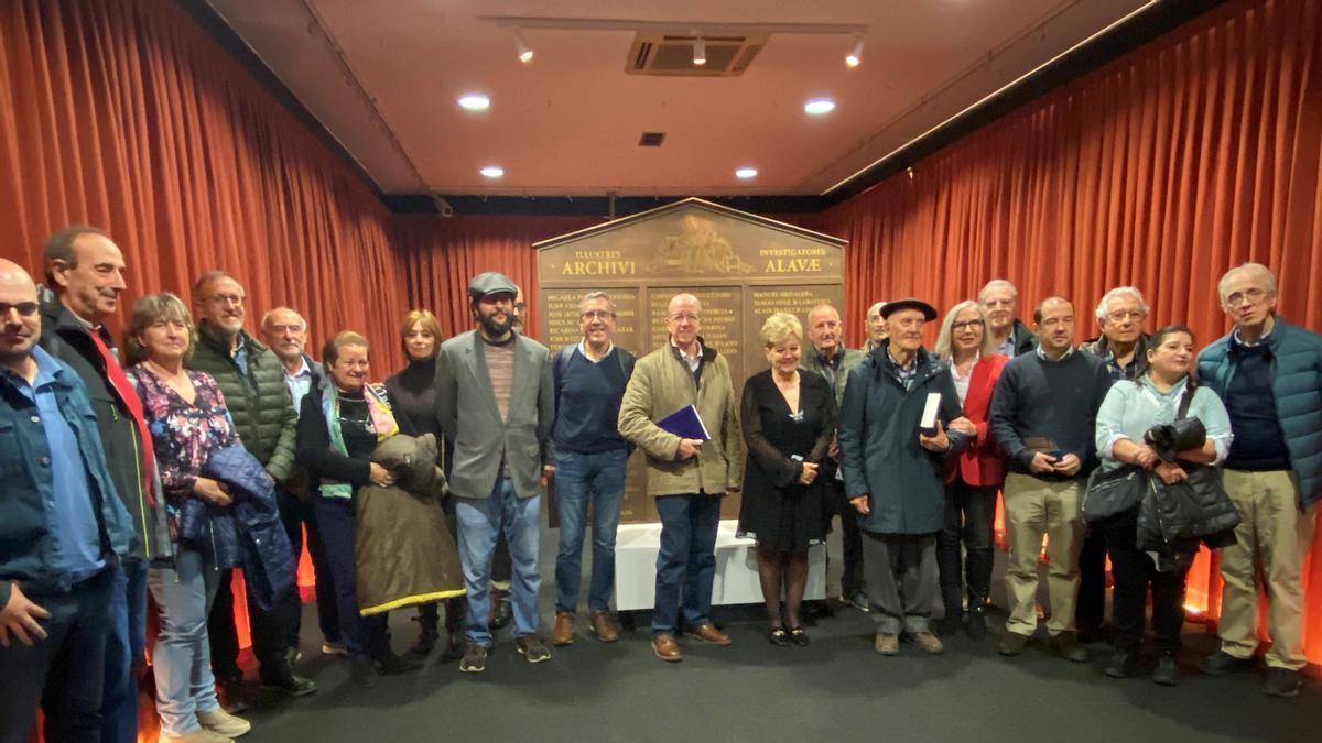 Los investigadores más destacados de los últimos 50 años del Archivo de Álava.