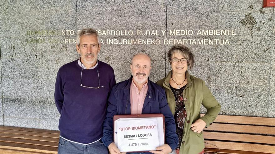 Presentan 4.475 firmas en contra de la planta de biometano proyectada en Sesma